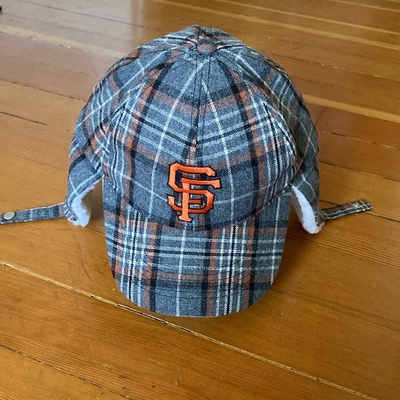 SF Giants Plaid Baseball Cap - Picture 1 of 6